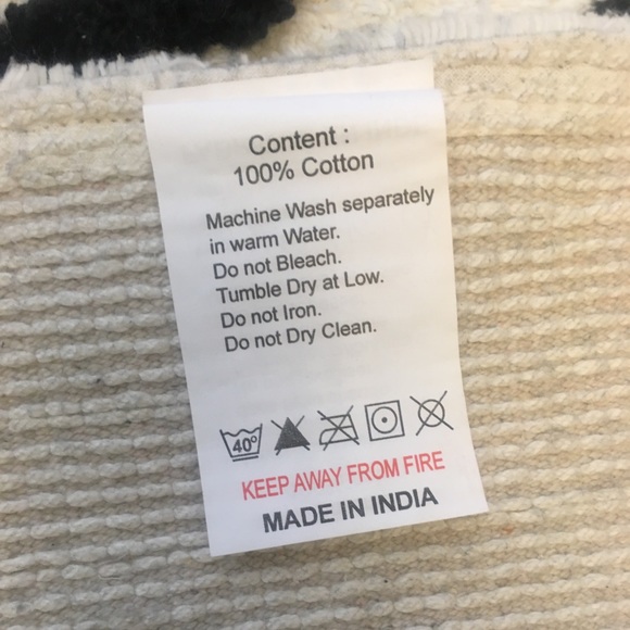 SALE 🎉NWT Rae Dunn CLEAN Cotton Bath Mat 🛀 - Picture 4 of 4